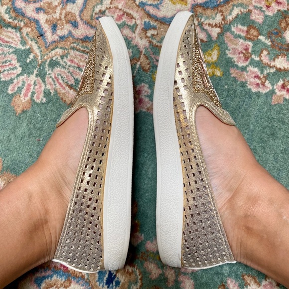 ⭐️Gold Gem Slip on Shoes Chic by Lady Couture⭐️ - Picture 8 of 8